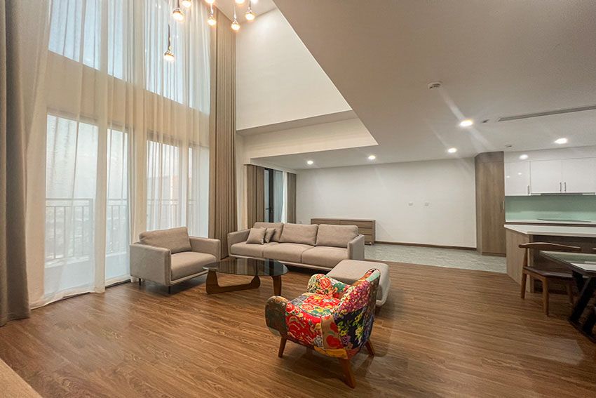 Cần cho thuê căn hộ duplex đồ cơ bản dự án Sunshine Golden River